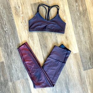 Beyond Yoga “Spot On” legging & sports bra set